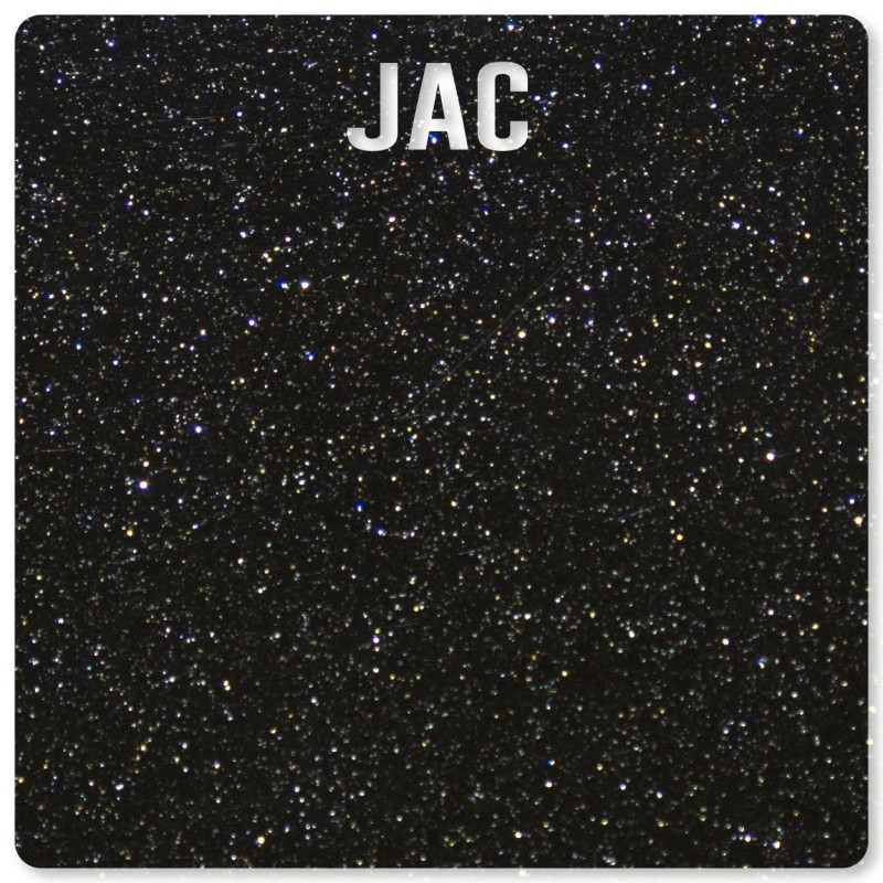 Black Spangled Fantasy - 0167FA - Acetate strip 6mm