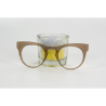 Beige Spangled Fantasy - 0168FA - Acetate slab 6mm