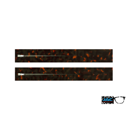 Red Scale - 0169EC - Acetate temples