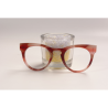 Fantaisie Rouge - 0173FA - Acétate bande 6mm