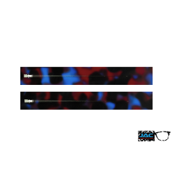 Red Scale - 0176EC - Acetate temples