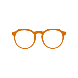 Solid Orange - 0191TR - Acetate strip 4mm