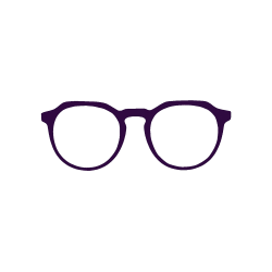 Solid Purple - 0195TR - Acetate strip 6mm