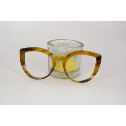 Yellow Jasped - 0060JA - Acetate strip 4mm